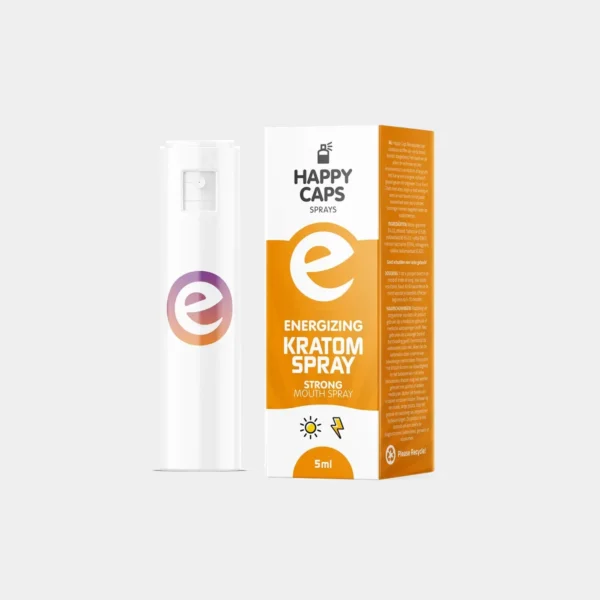 Kratom Energizing Mouth Spray Energy Flavor Happy Caps – 5ml