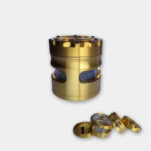 Metalen Wheel Grinder Gold (⌀63 mm – 4-parts)