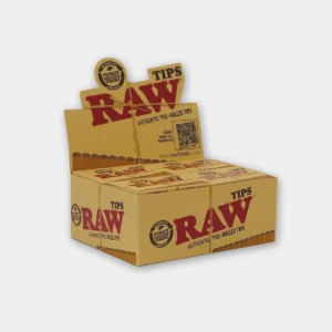 raw-classic-prerolled-tips-box RAW Classic Pre-rolled Tips – 20 packs